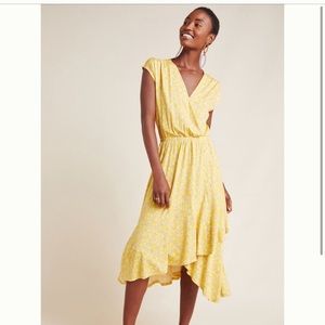 NWT Anthropologie Maeve Fete Midi Dress, Size XS